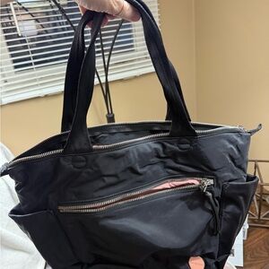 Elegant Black Tote Bag